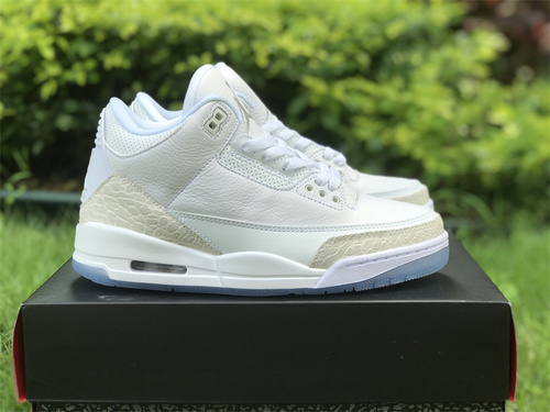 Pure original Air Jordan 3 _Pure White_ pure white goods number_ 136064-111 size_ 40-47.5-13d3f4ea